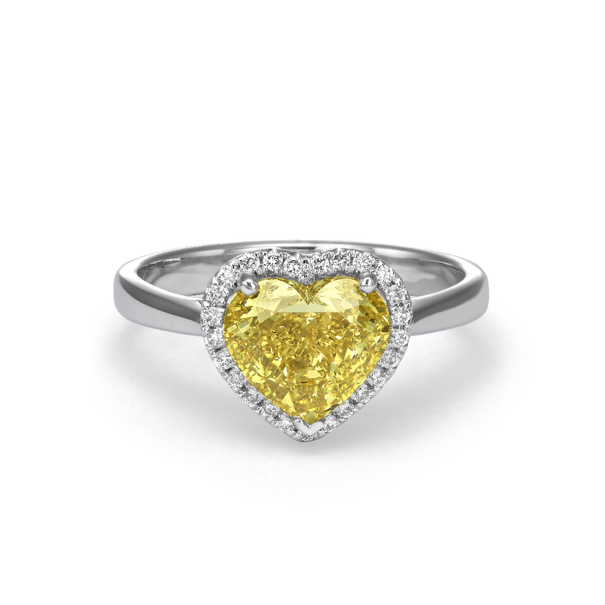 Yellow Heart Ring
