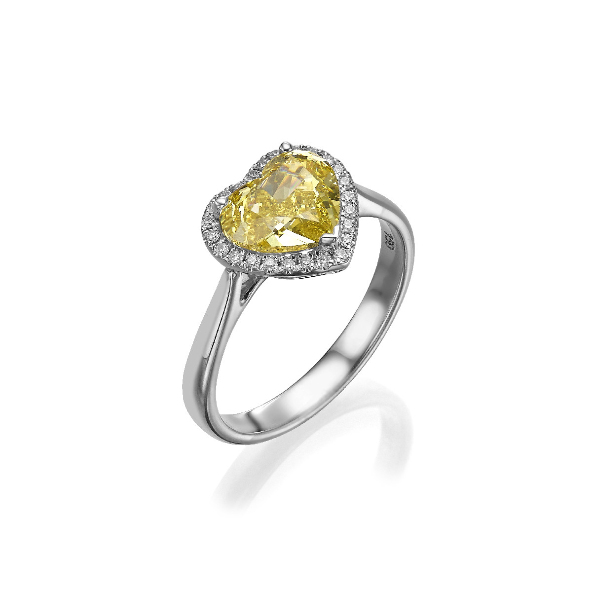 Yellow Heart Ring