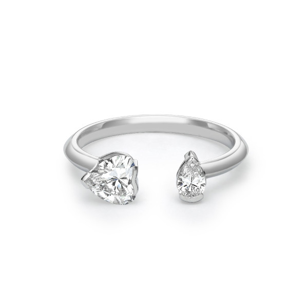 Heart & Pear Ring